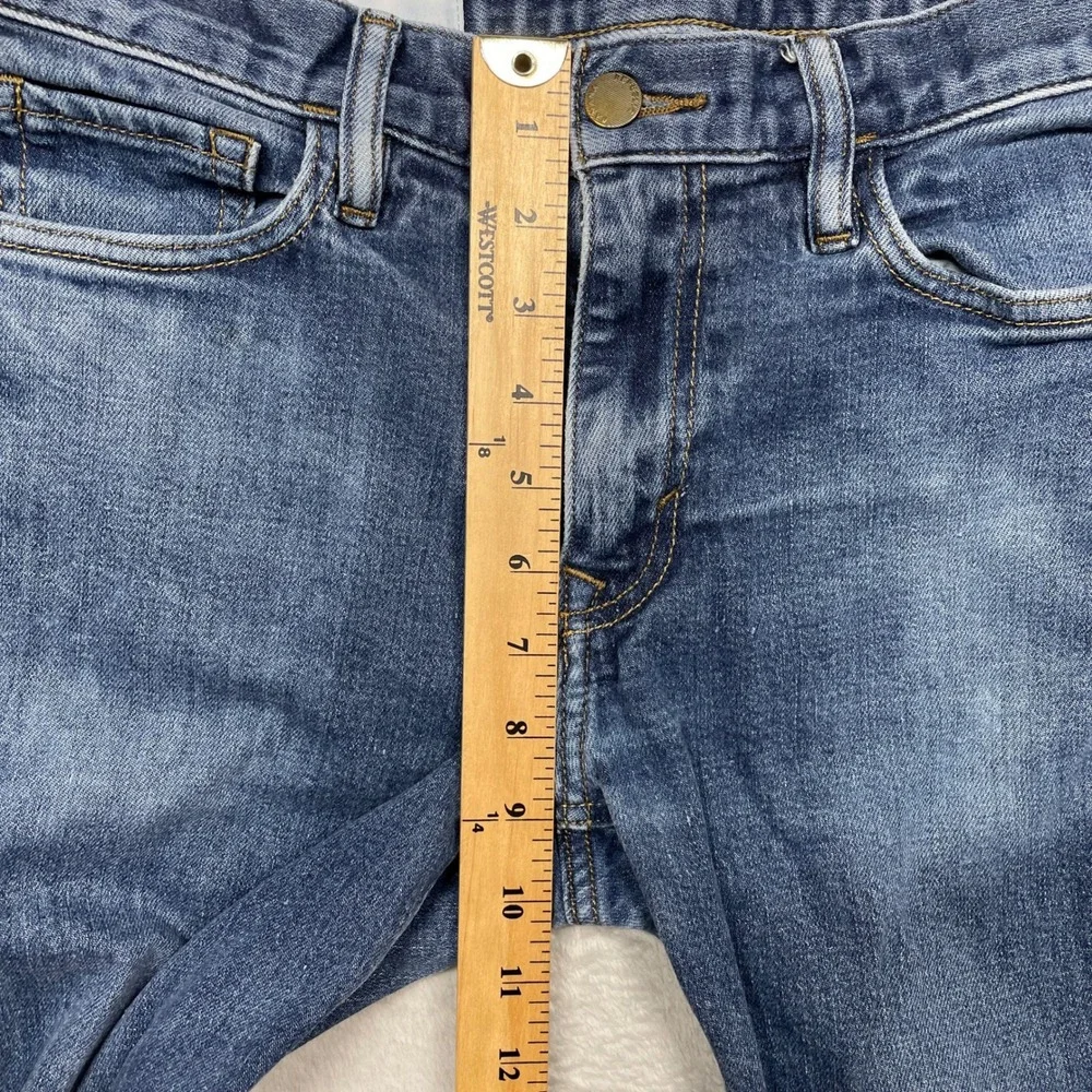 Banana Republic Slim Fit Jeans Mens 31x32 Blue Distressed Stretch Denim